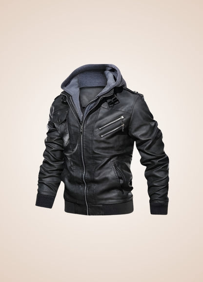 Man's Steampunk Leather Jacket - Steampunk Australia