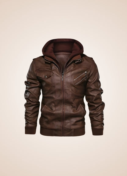 Man's Steampunk Leather Jacket - Steampunk Australia