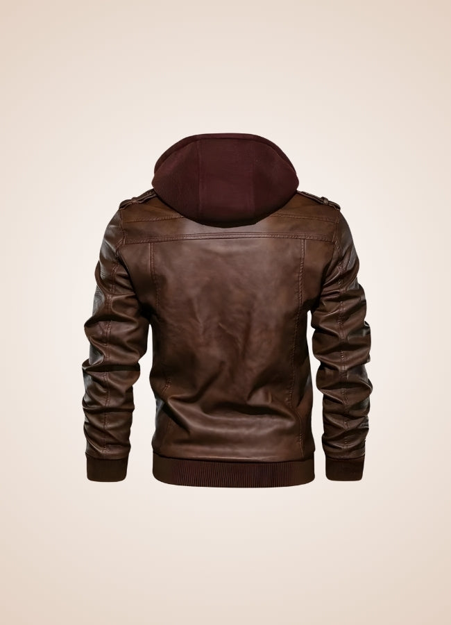 Man's Steampunk Leather Jacket - Steampunk Australia