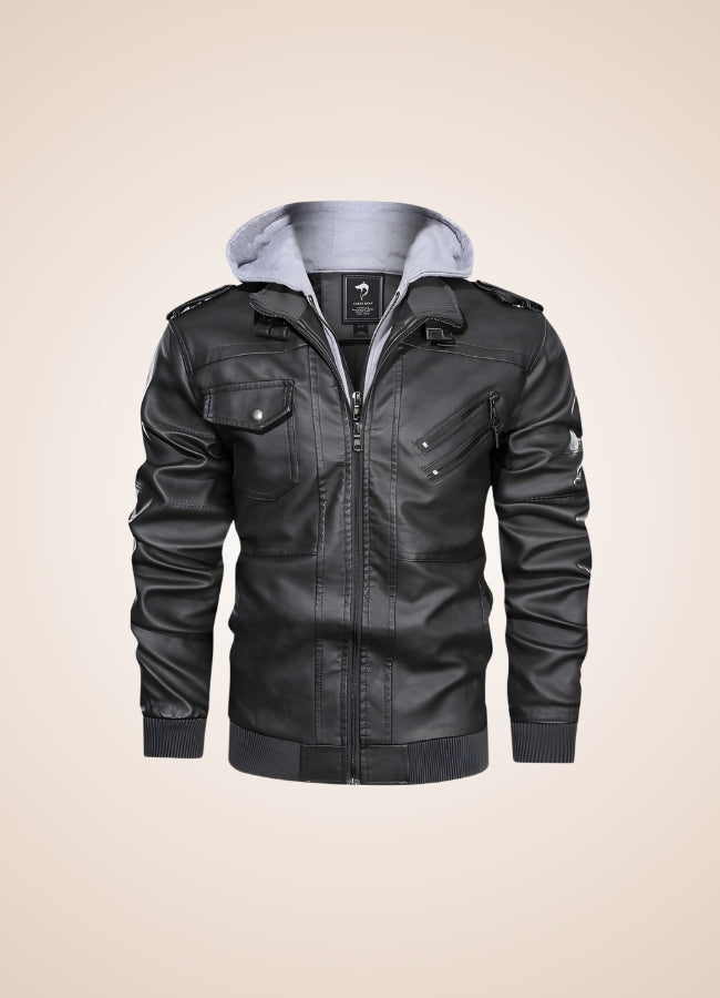 Man's Steampunk Leather Jacket - Steampunk Australia