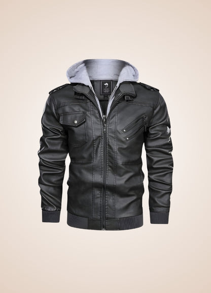 Man's Steampunk Leather Jacket - Steampunk Australia