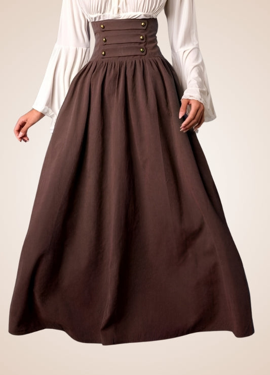 Medieval Steampunk Maxi Skirt - Steampunk Australia