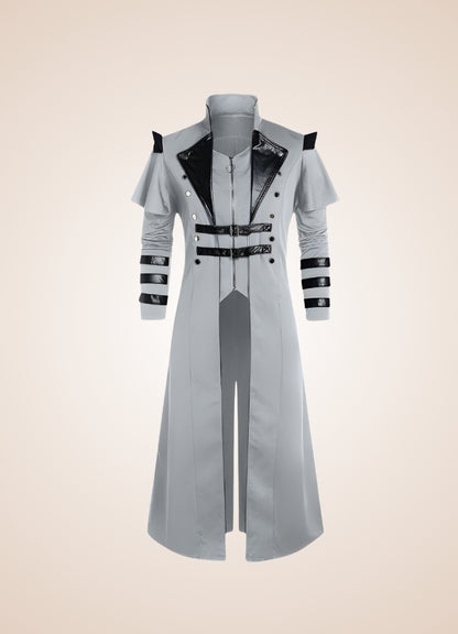 Men Medieval Assassins Trench Coat - Steampunk Australia