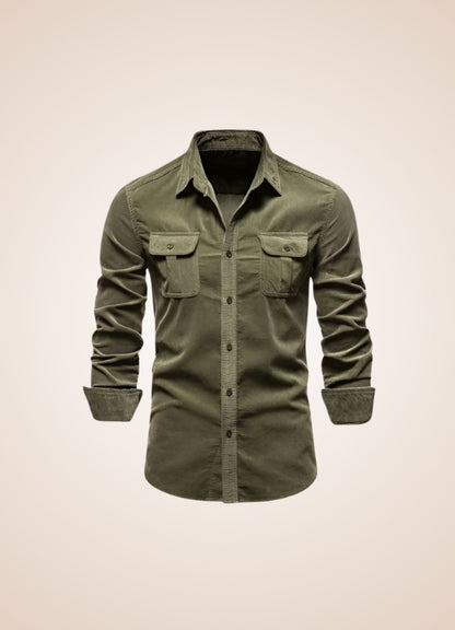 Men's Cargo Longsleeve Shirt - Steampunk Australia