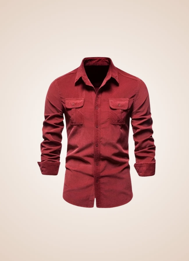 Men's Cargo Longsleeve Shirt - Steampunk Australia