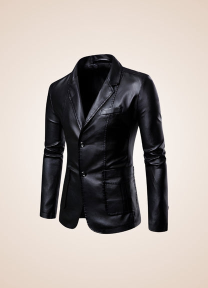 Men's Faux Leather Jacket - Steampunk Australia