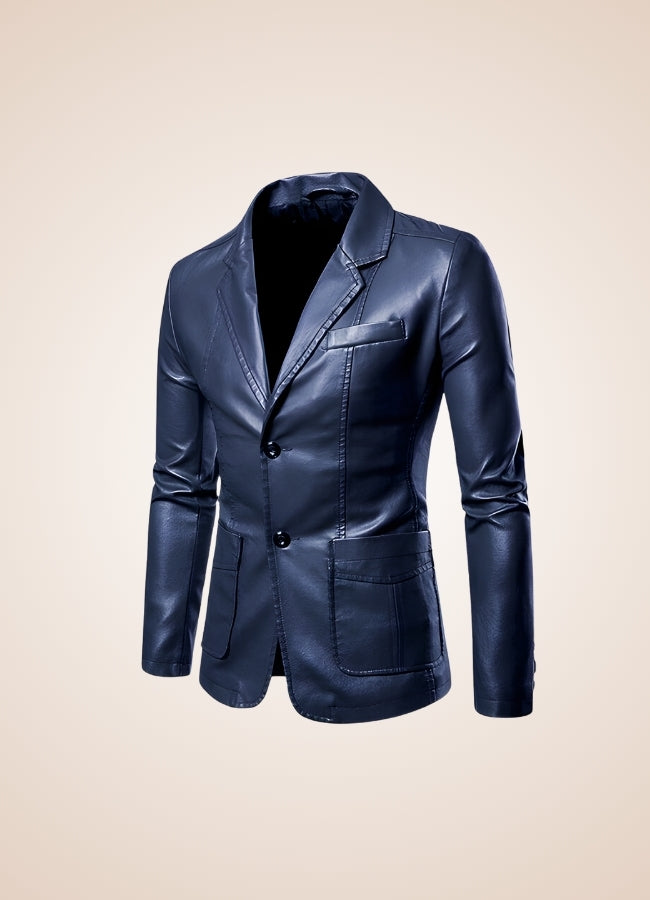 Men's Faux Leather Jacket - Steampunk Australia