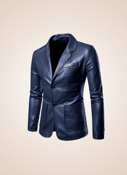 Men's Faux Leather Jacket - Steampunk Australia