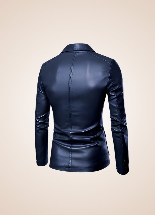 Men's Faux Leather Jacket - Steampunk Australia