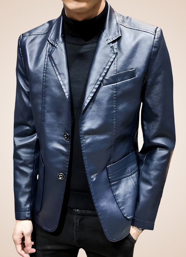 Men's Faux Leather Jacket - Steampunk Australia