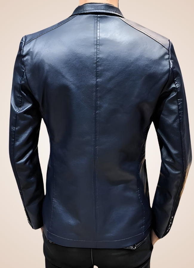 Men's Faux Leather Jacket - Steampunk Australia