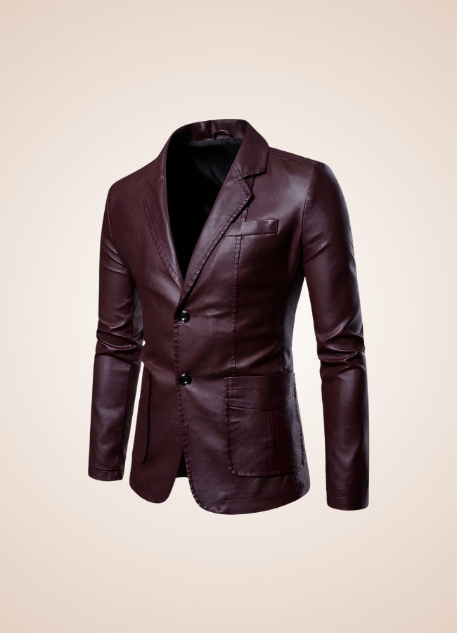 Men's Faux Leather Jacket - Steampunk Australia