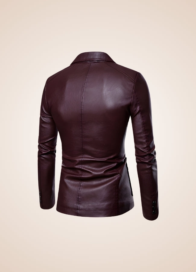 Men's Faux Leather Jacket - Steampunk Australia
