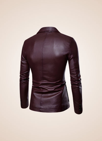 Men's Faux Leather Jacket - Steampunk Australia