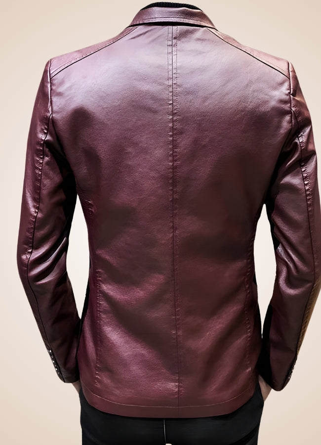 Men's Faux Leather Jacket - Steampunk Australia