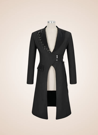 Men's Gothic Punk Frock Coat - Steampunk Australia