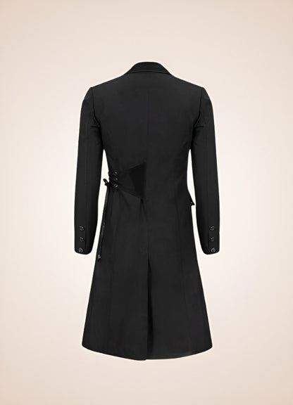 Men's Gothic Punk Frock Coat - Steampunk Australia