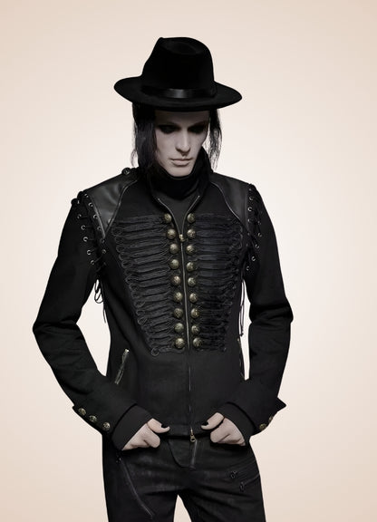 Men's Gothic Punk Jacket - Steampunk Australia