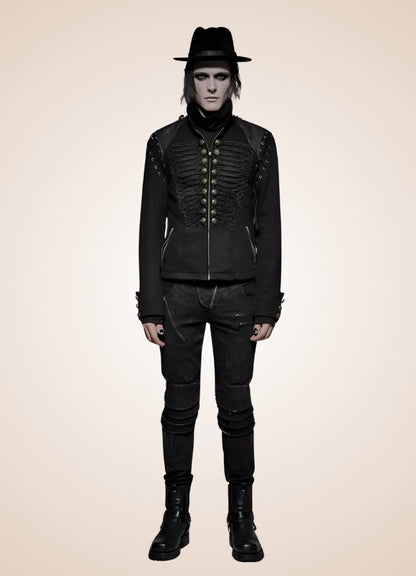 Men's Gothic Punk Jacket - Steampunk Australia