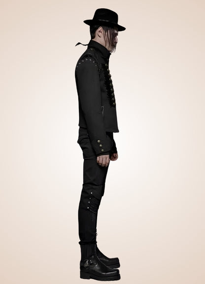 Men's Gothic Punk Jacket - Steampunk Australia