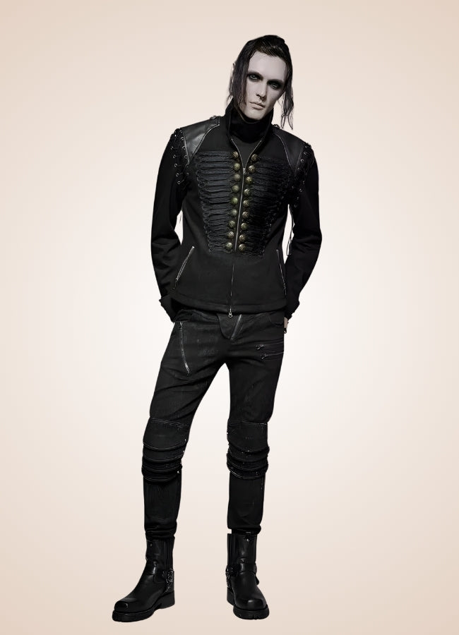Men's Gothic Punk Jacket - Steampunk Australia
