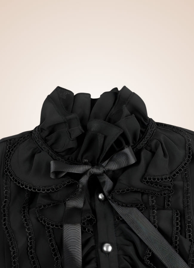 Men's Gothic Ruffled Shirt - Steampunk Australia
