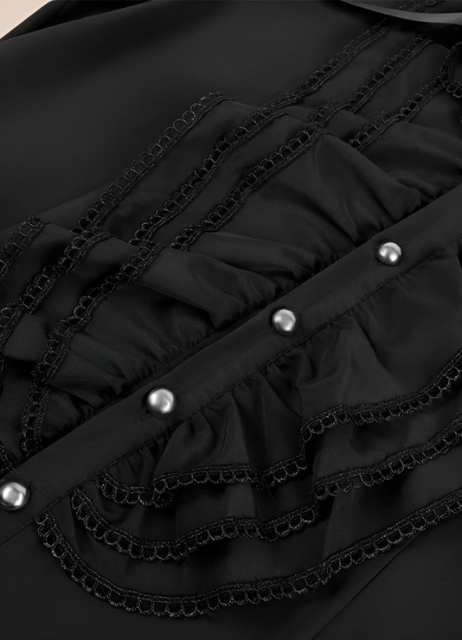 Men's Gothic Ruffled Shirt - Steampunk Australia