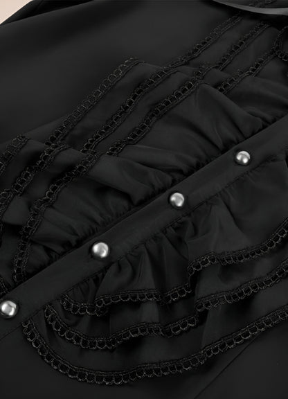 Men's Gothic Ruffled Shirt - Steampunk Australia