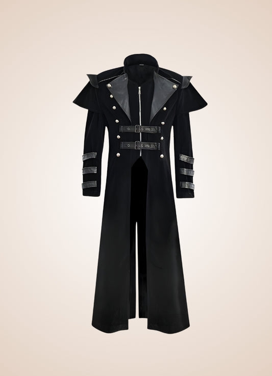 Men's Gothic Trench Coat - Steampunk Australia