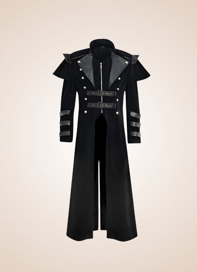 Men's Gothic Trench Coat - Steampunk Australia