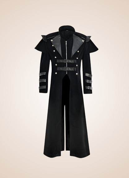 Men's Gothic Trench Coat - Steampunk Australia