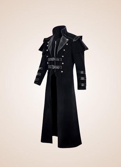 Men's Gothic Trench Coat - Steampunk Australia