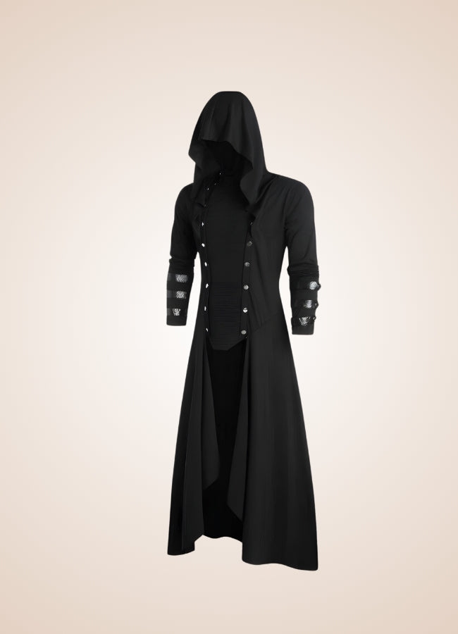 Men's Long Steampunk Redingote - Steampunk Australia