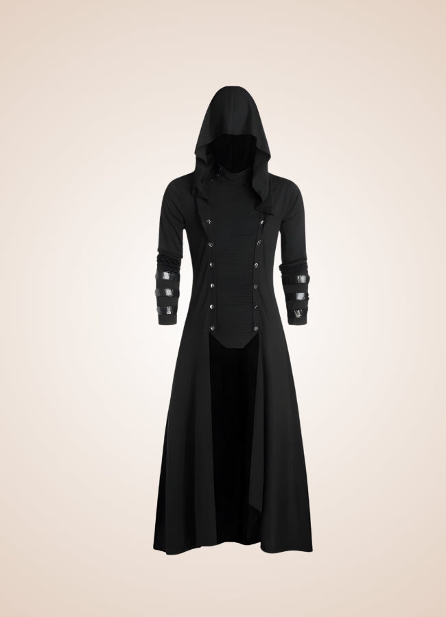 Men's Long Steampunk Redingote - Steampunk Australia