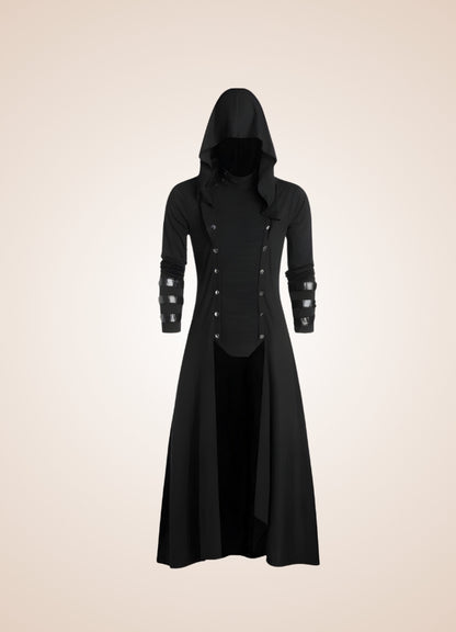 Men's Long Steampunk Redingote - Steampunk Australia