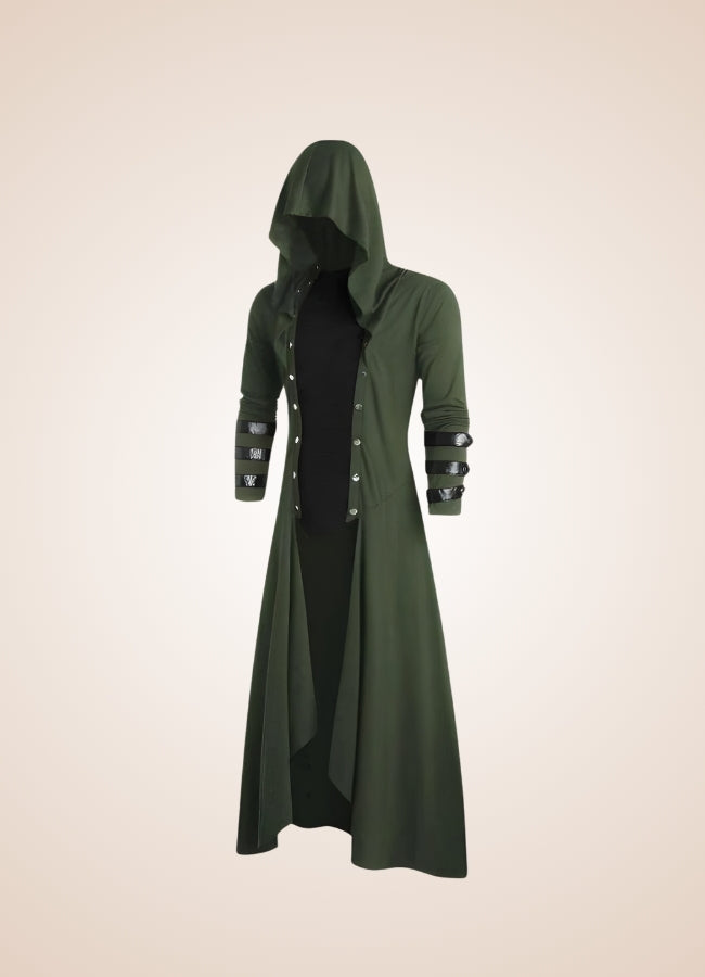 Men's Long Steampunk Redingote - Steampunk Australia