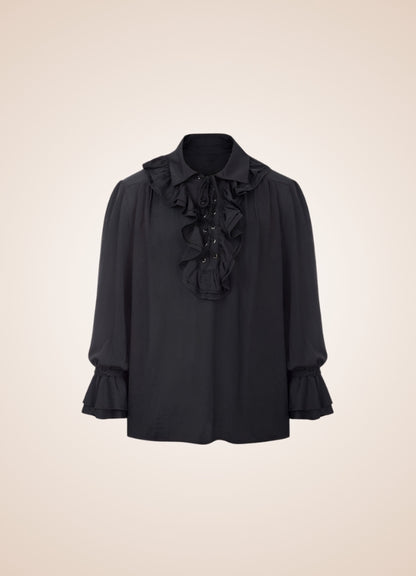 Men's Pirate Ruffles Shirt - Steampunk Australia