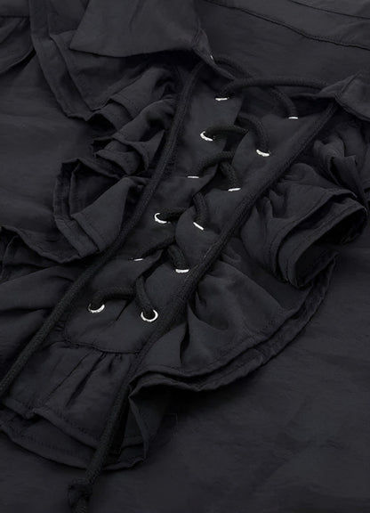 Men's Pirate Ruffles Shirt - Steampunk Australia