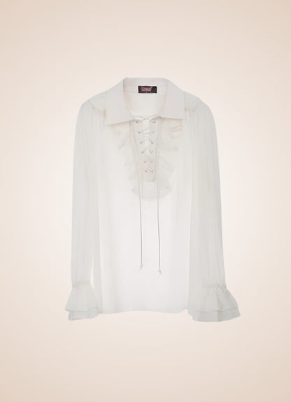 Men's Pirate Ruffles Shirt - Steampunk Australia