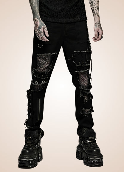 Men's Punk Rock Trousers - Steampunk Australia