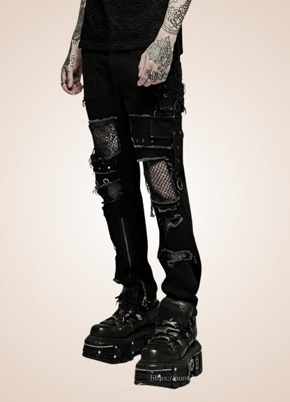 Men's Punk Rock Trousers - Steampunk Australia