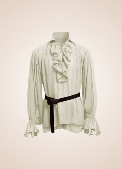 Men's Ruffled Pirate Shirt - Steampunk Australia