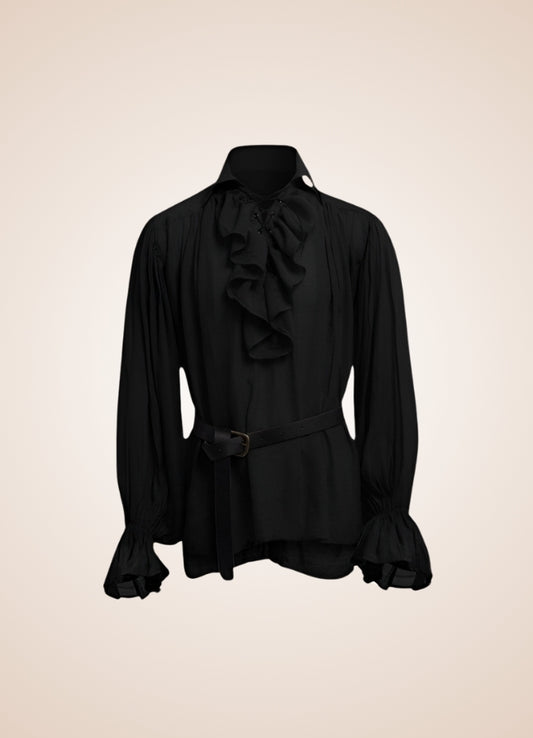 Men's Ruffled Pirate Shirt - Steampunk Australia