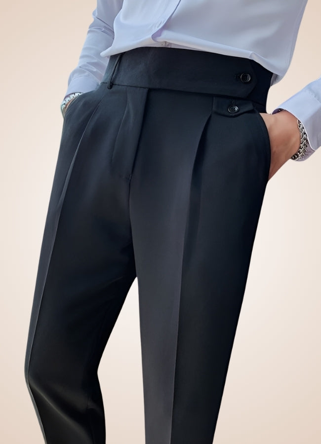 Men's Steampunk High Waist Pants - Steampunk Australia