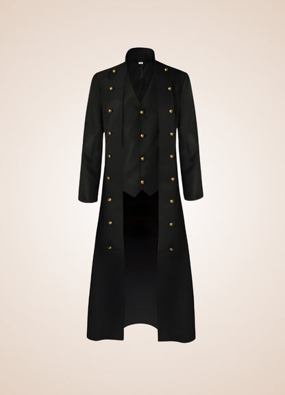 Men's Steampunk Long Coat - Steampunk Australia