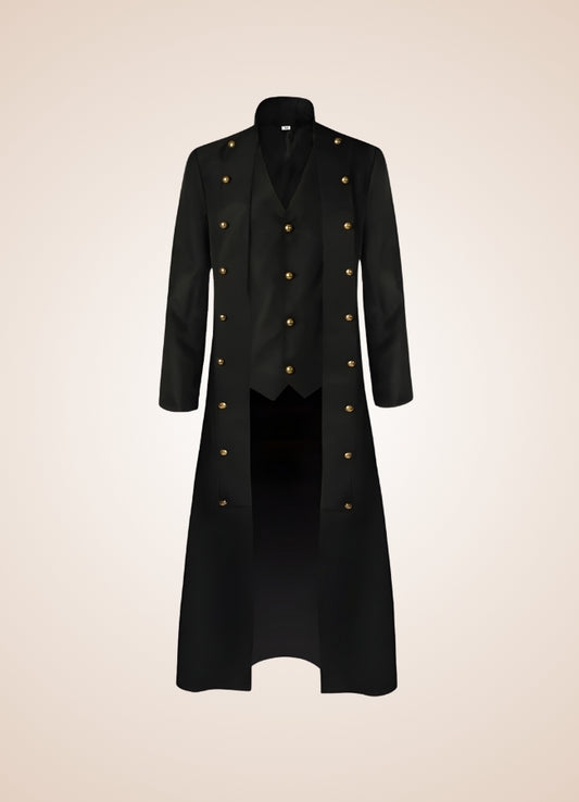 Men's Steampunk Long Coat - Steampunk Australia