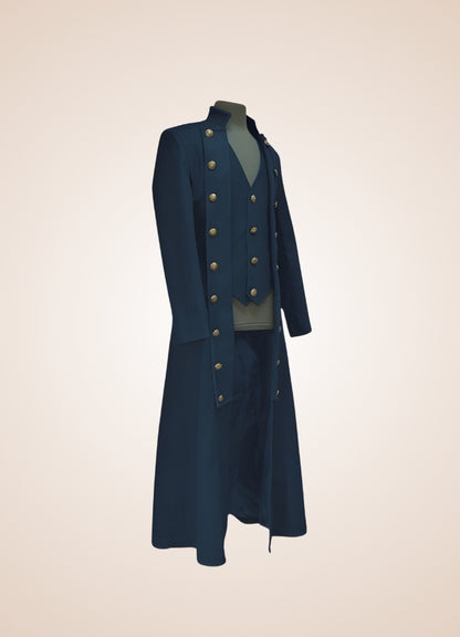 Men's Steampunk Long Coat - Steampunk Australia