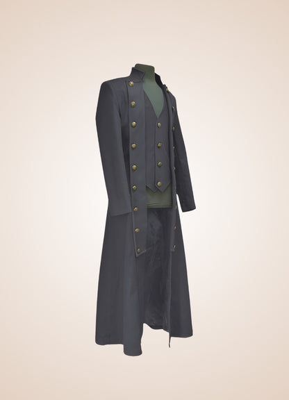Men's Steampunk Long Coat - Steampunk Australia