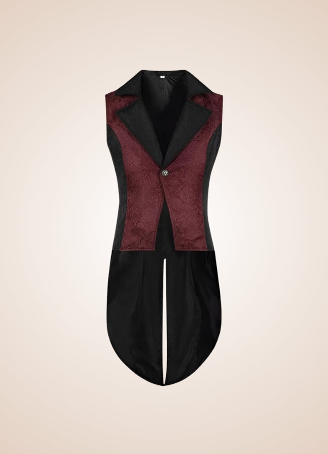 Men's Steampunk Long Vest - Steampunk Australia