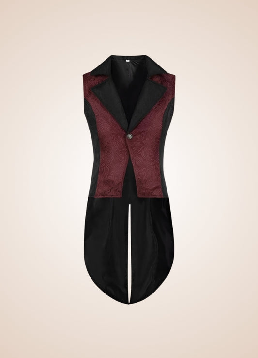 Men's Steampunk Long Vest - Steampunk Australia